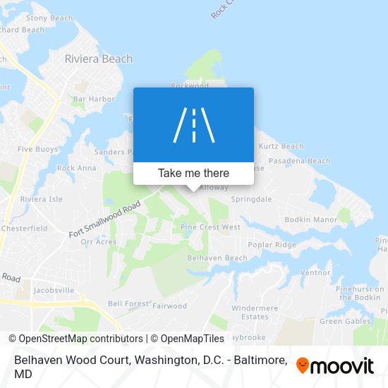 Mapa de Belhaven Wood Court