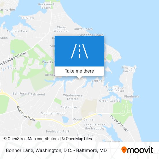Bonner Lane map