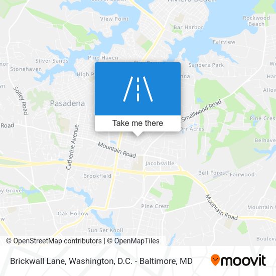 Brickwall Lane map