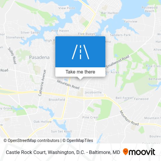Castle Rock Court map