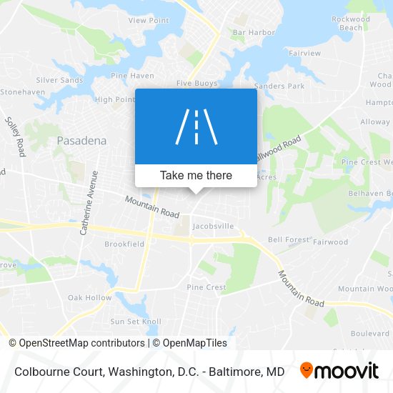 Colbourne Court map