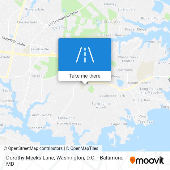 Dorothy Meeks Lane map