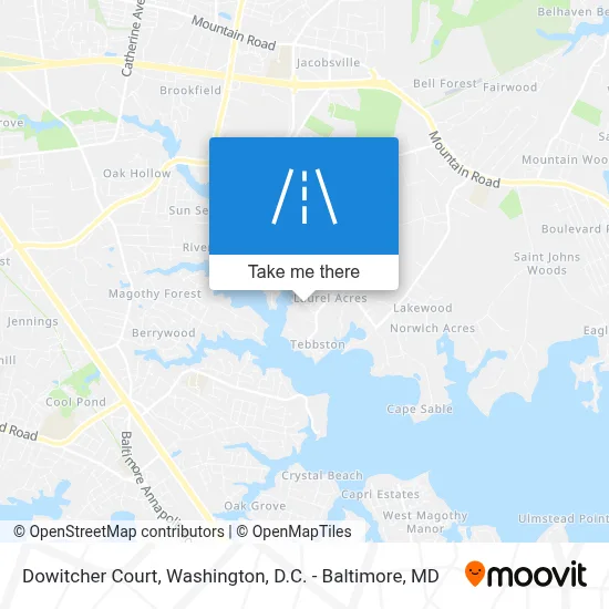 Dowitcher Court map
