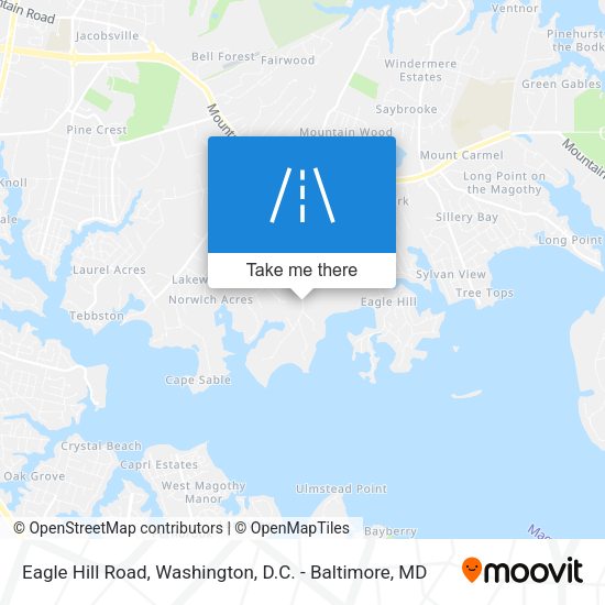 Mapa de Eagle Hill Road