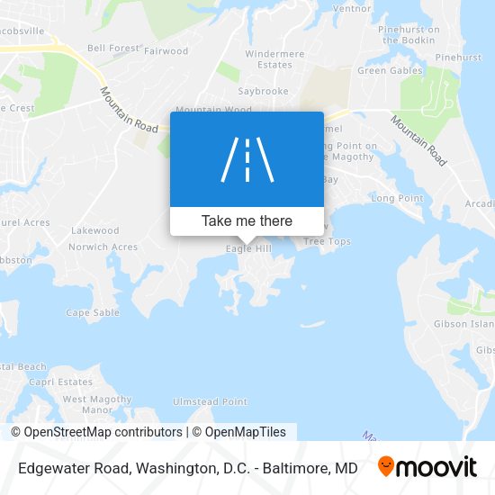Edgewater Road map