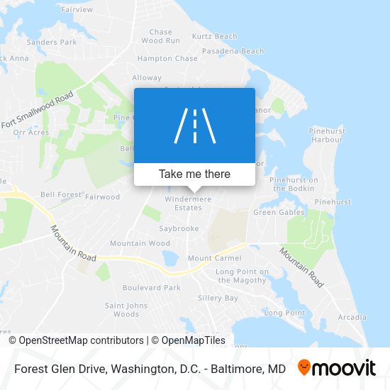 Forest Glen Drive map