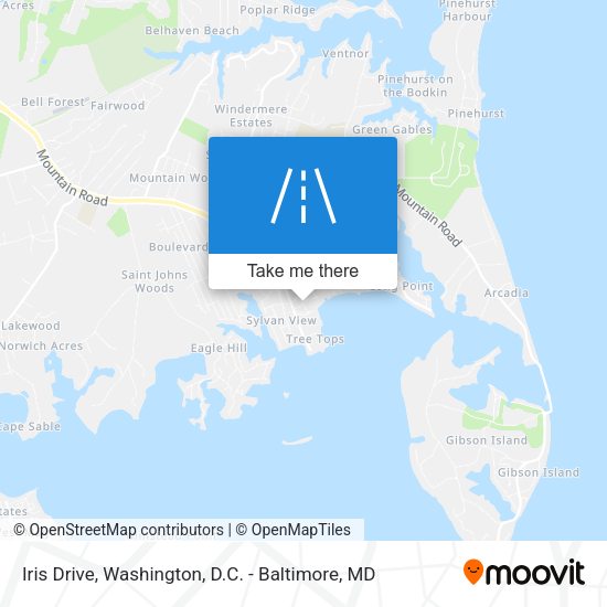 Iris Drive map