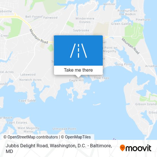 Jubbs Delight Road map