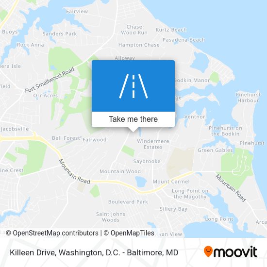 Killeen Drive map