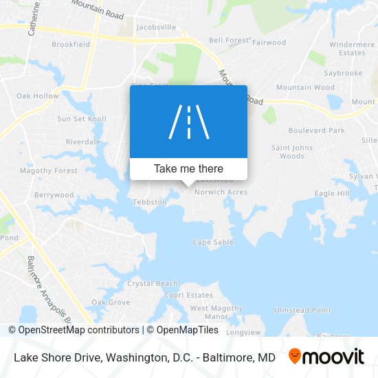 Lake Shore Drive map