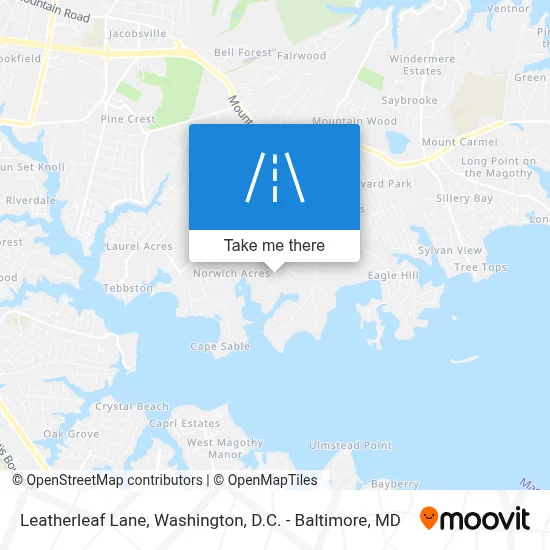 Leatherleaf Lane map