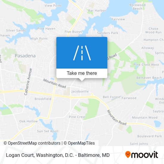 Logan Court map