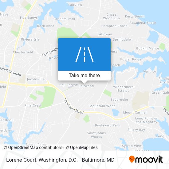 Lorene Court map