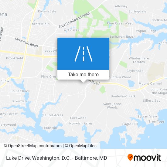 Mapa de Luke Drive