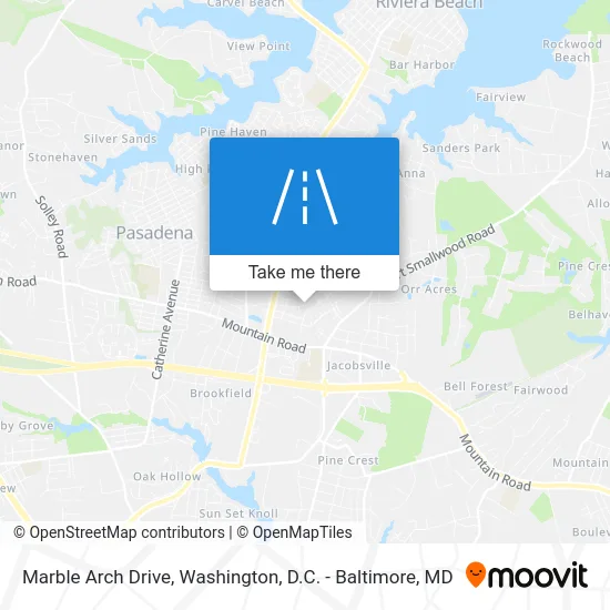 Marble Arch Drive map