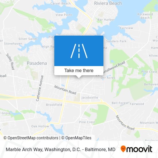 Marble Arch Way map