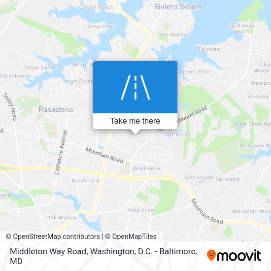 Middleton Way Road map
