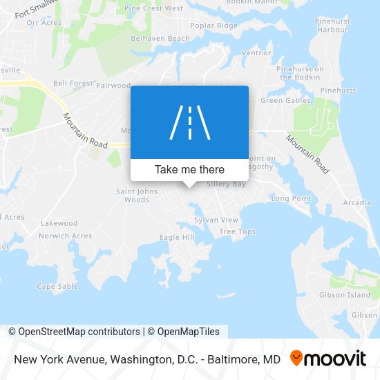 New York Avenue map