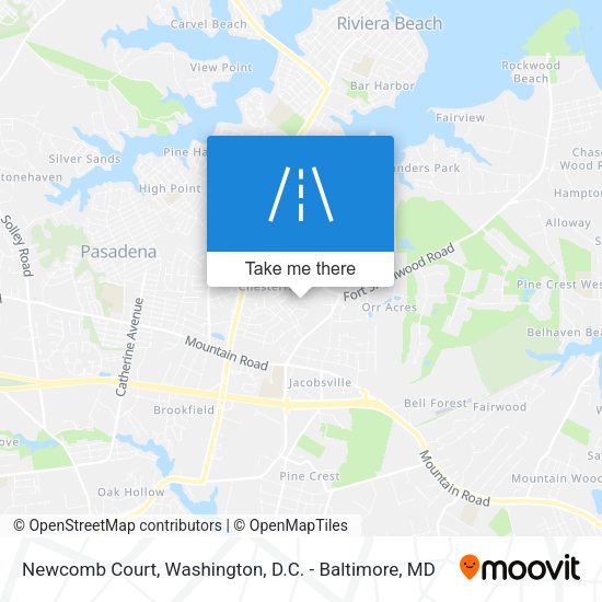 Newcomb Court map