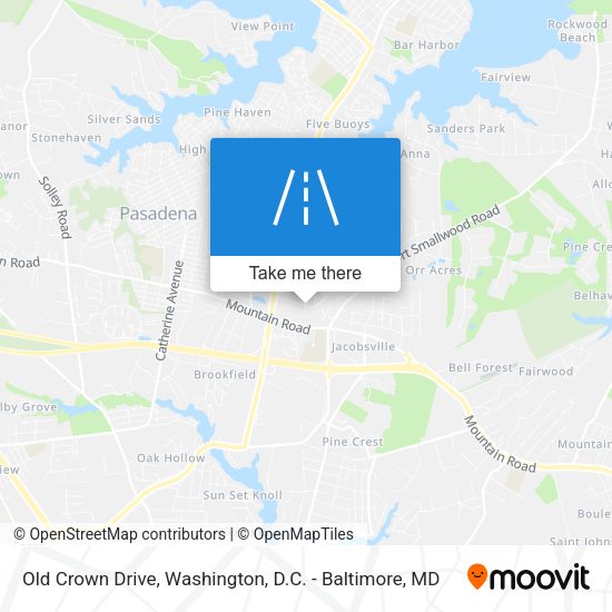 Old Crown Drive map