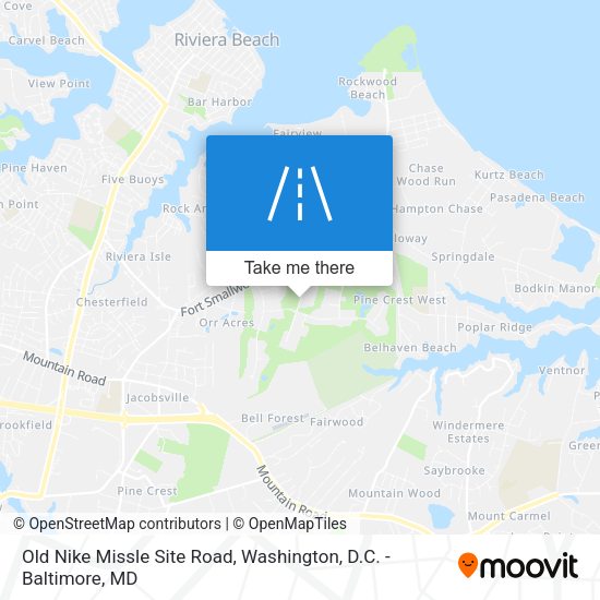 Mapa de Old Nike Missle Site Road