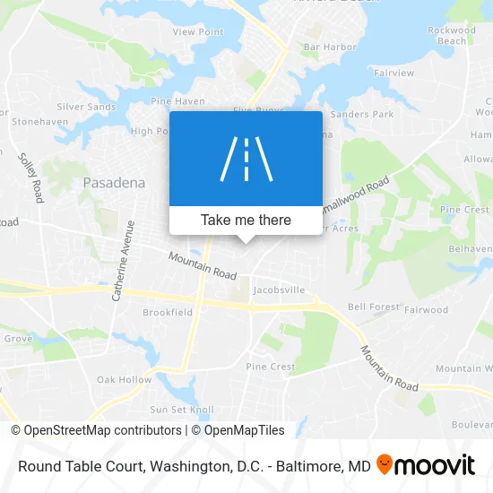 Round Table Court map