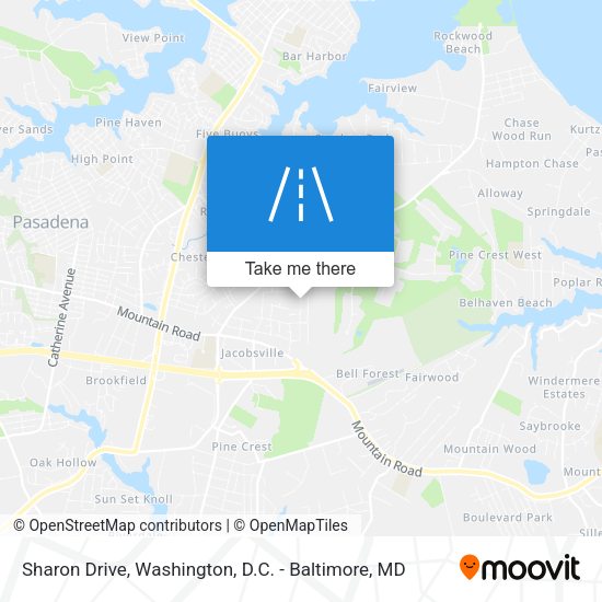 Sharon Drive map