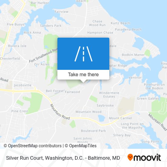 Mapa de Silver Run Court