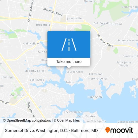 Mapa de Somerset Drive