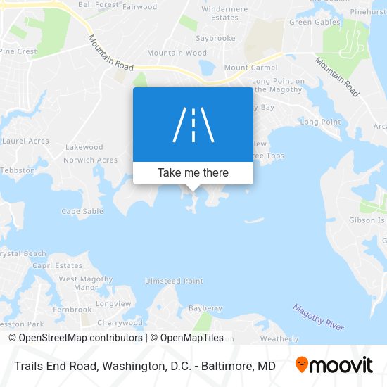 Trails End Road map