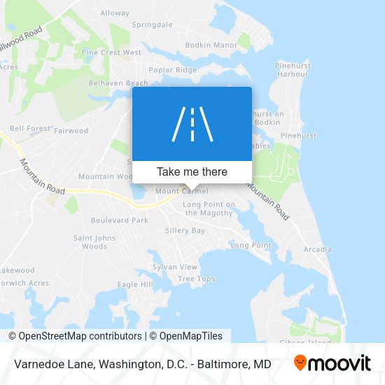 Varnedoe Lane map