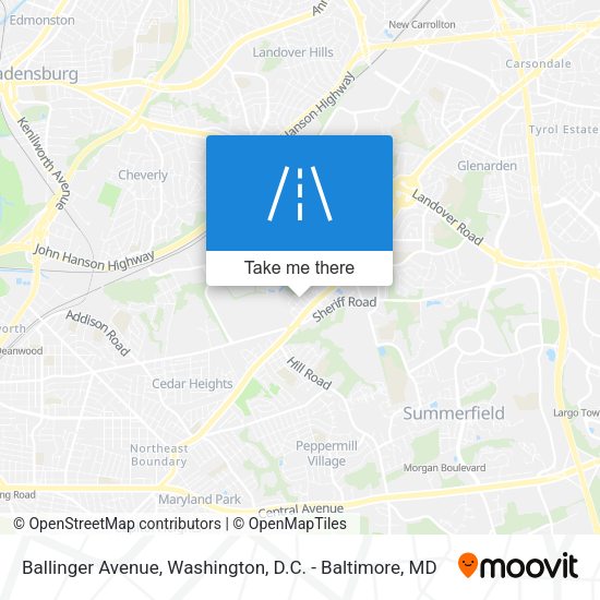 Mapa de Ballinger Avenue