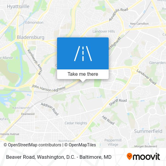 Beaver Road map
