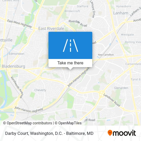Darby Court map