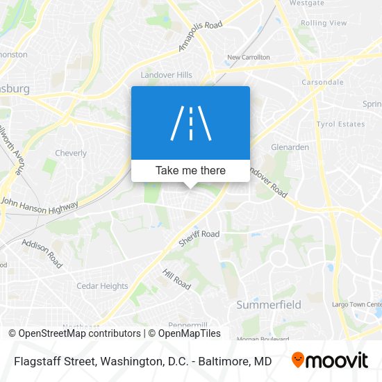 Flagstaff Street map