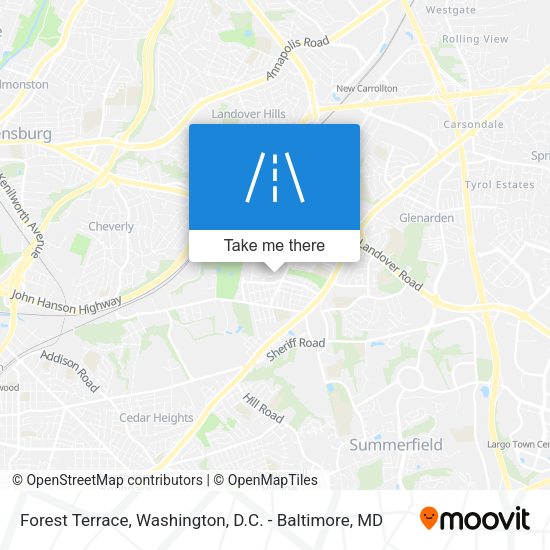 Forest Terrace map