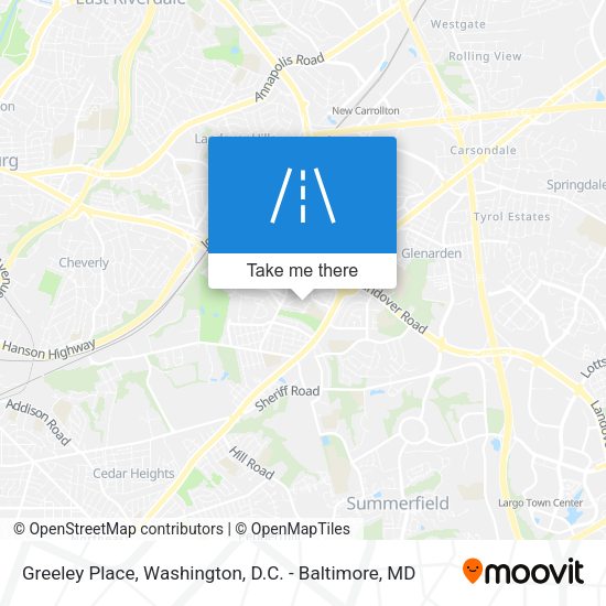 Greeley Place map