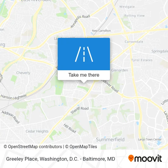 Greeley Place map