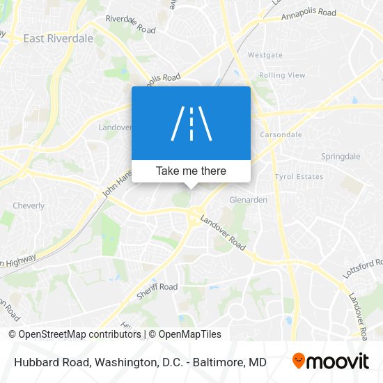 Mapa de Hubbard Road