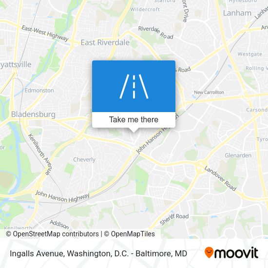 Ingalls Avenue map