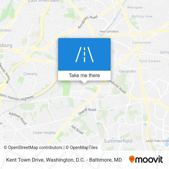 Mapa de Kent Town Drive