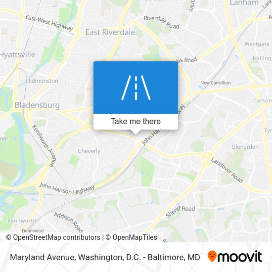 Maryland Avenue map