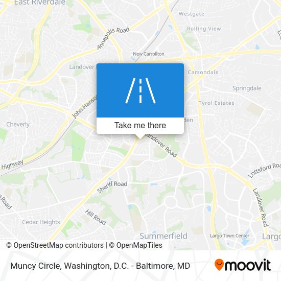 Mapa de Muncy Circle