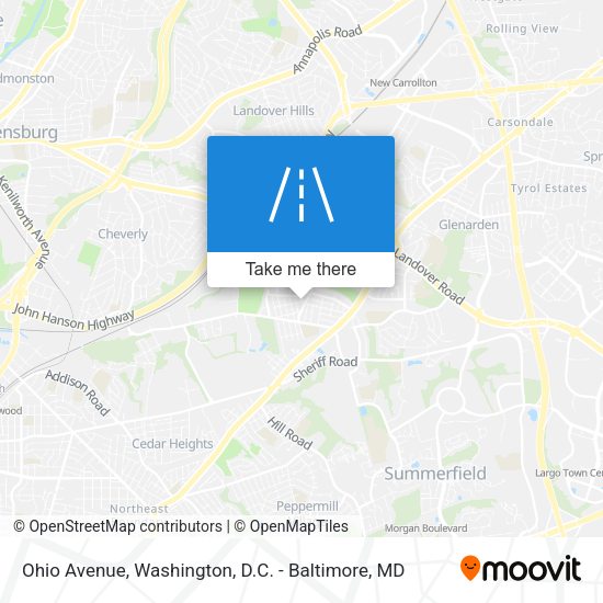 Ohio Avenue map