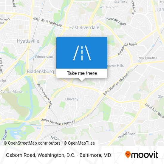 Mapa de Osborn Road