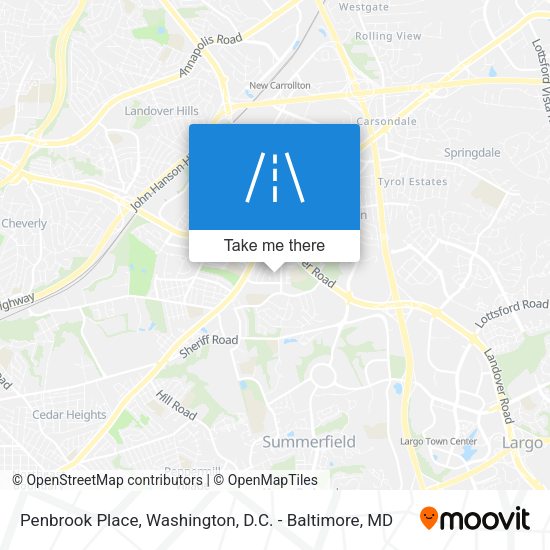 Penbrook Place map
