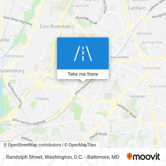 Randolph Street map
