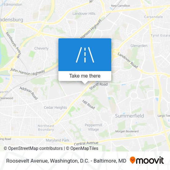 Mapa de Roosevelt Avenue