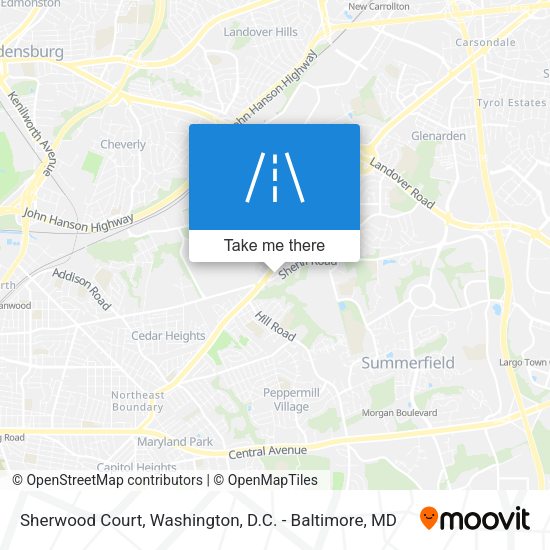 Sherwood Court map