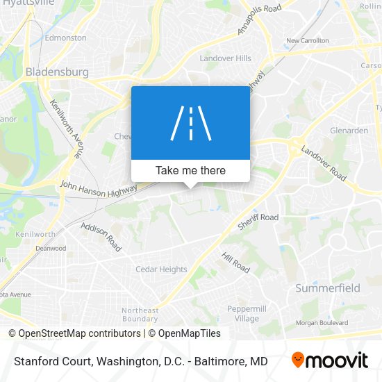 Stanford Court map